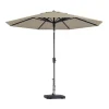 Madison - Parasol Paros II Round Ecru - 300cm - Beige
