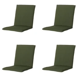 Madison - Stapelstoelkussen Panama green - Ca. 97x49 cm - Set van 4