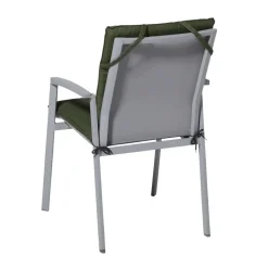 Madison - Stapelstoelkussen Panama green - Ca. 97x49 cm - Set van 4
