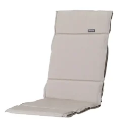 Madison - Tuinkussen Fiber Deluxe Panama linnen - Ca. 125x50 cm - Set van 4