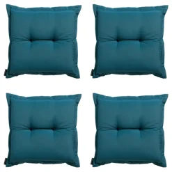 Madison - Zitkussen Panama sea blue - Ca. 50x50 cm - Set van 4