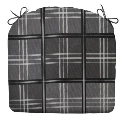 Madison - Zitkussen Patchy grey - Ca. 46x48 cm - Set van 4