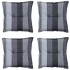 Madison - Zitkussen Victoria grey - Ca. 50x50 cm - Set van 4