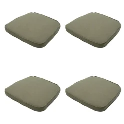 Madison - Zitkussen Wicker Taupe canvas eco+ - Ca. 48x48 cm - Set van 4