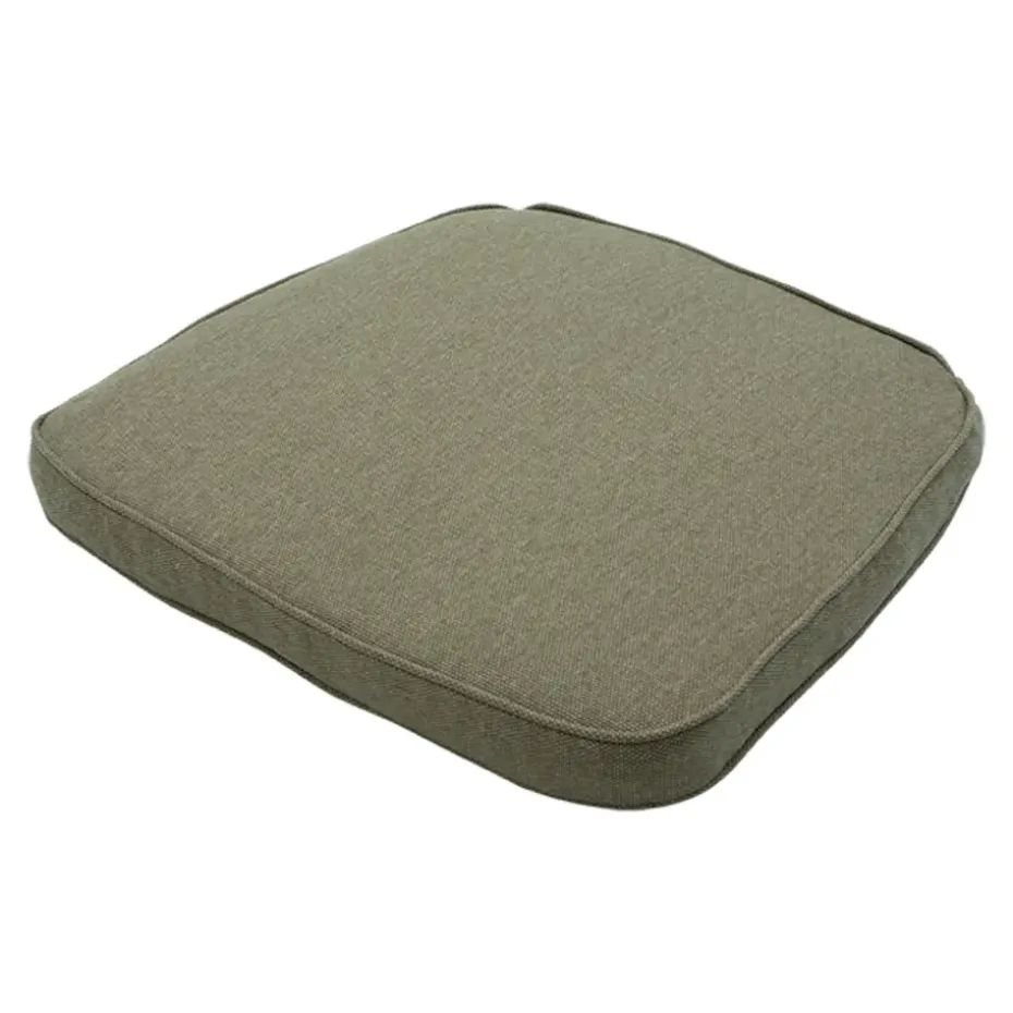 Madison - Zitkussen Wicker Taupe canvas eco+ - Ca. 48x48 cm - Set van 4