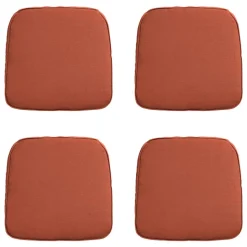 Madison - Zitkussen Wicker Panama terra - Ca. 48x48 cm - Set van 4