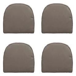 Madison - Zitkussen Wicker York Rib liver - Ca. 48x48 cm - Set van 4