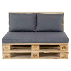 Madison Palletkussen Lounge Panama Grijs - 120 x 80cm