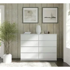 Maja dressoir S8 140 cm wit mat