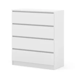 Maja dressoir S4 40x90x104 cm wit mat met 4 lades