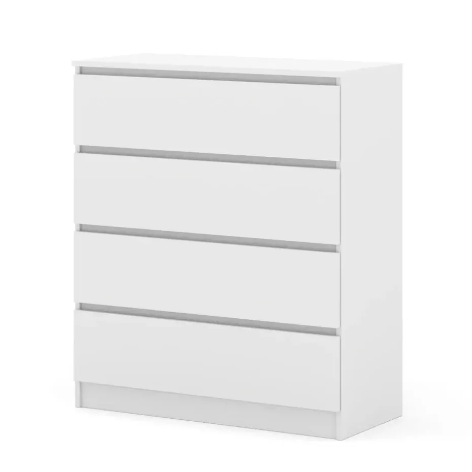 Maja dressoir S4 40x90x104 cm wit mat met 4 lades