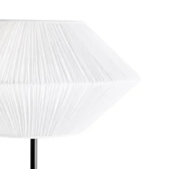 MAKETSI - Staande lamp - Wit - IJzer/Stof