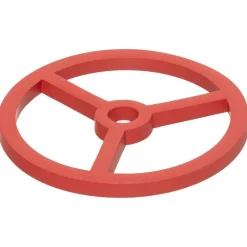 Make-up organizer/opberger met spiegel 14 x 14 x 35 cm zalmroze