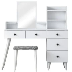 Make-up Tafel - 112cm - Incl. Kruk - Bulon