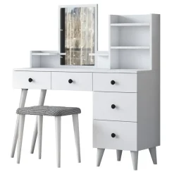 Make-up Tafel - 112cm - Incl. Kruk - Bulon