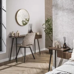 Make-up Tafel Bruin Acaciahout - 120x35x76cm - Carve