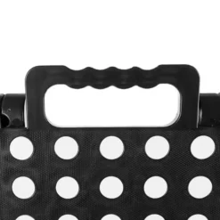 Malatec Inklapbaar krukje - zwart - 39 cm - opvouwbaar - opstapje