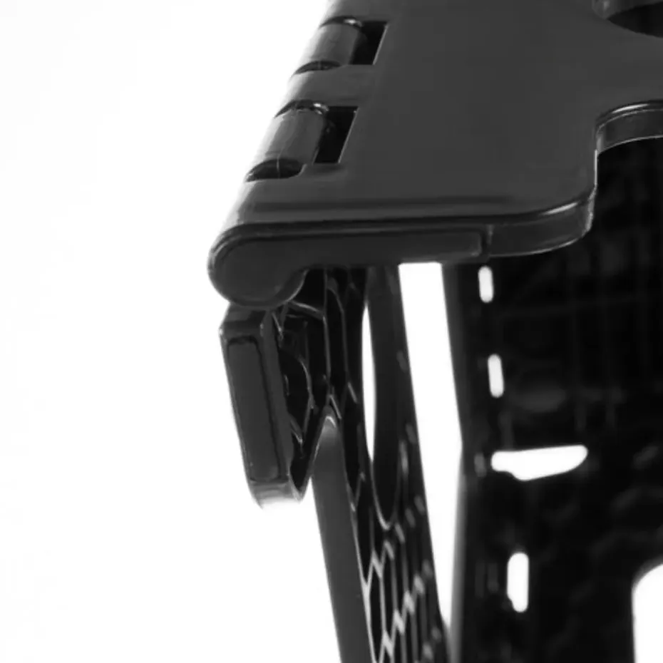 Malatec Inklapbaar krukje - zwart - 39 cm - opvouwbaar - opstapje