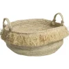 Mand Fringes - naturel - 23xØ40 cm