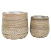 Mand Naturel Rotan - Set Van 2 - Moro Kubu