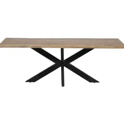 Mangohoutonline - Eettafel Memphis 280x120cm Rechthoekig - Bruin - Mahom