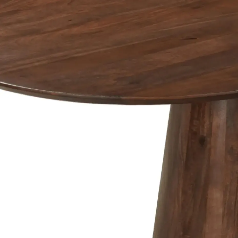 Mangohoutonline - Eettafel Nova Capsule Donkerbruin 210x100cm Rechthoekig