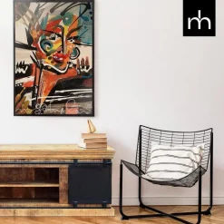 Mangohoutonline - TV Meubel Portland 140cm Rechthoekig - Bruin - Mahom