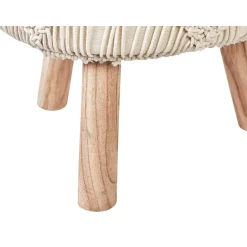 MANZAI - Voetenbank - Beige - 40 x cm - Katoen