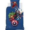 Marvel Avengers Dekbedovertrek Team - Eenpersoons - 140 x 200 cm - Katoen