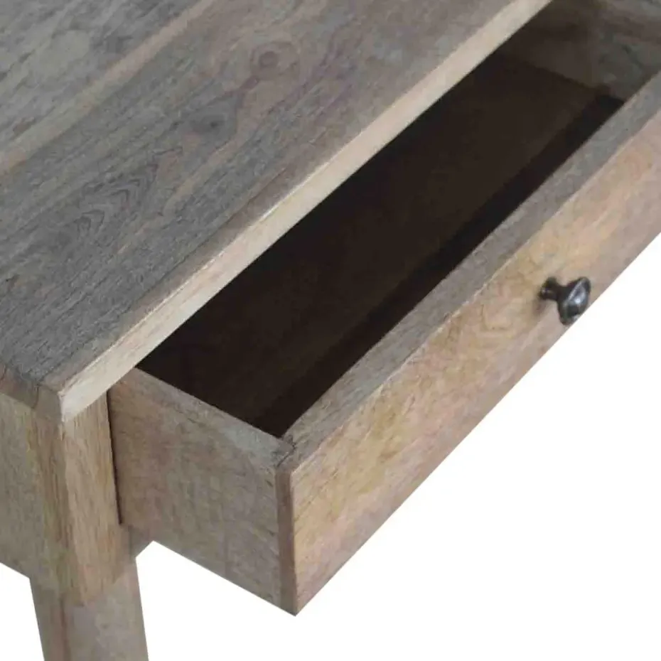 Massief Houten Sidetable met 2 Laden