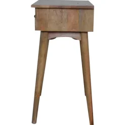 Massief Houten Sidetable met 2 Laden