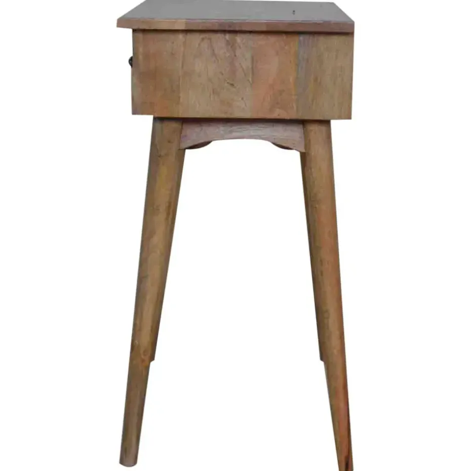 Massief Houten Sidetable met 2 Laden