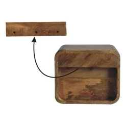 Massief Houten Wandtafeltje