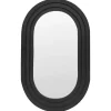 MASSILLY - Wandspiegel - Zwart - 43 x 69 cm - Metaal