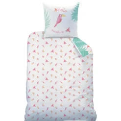 Matt & Rose Dekbedovertrek Jungle - Eenpersoons - 140 x 200 cm - Katoen