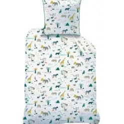 Matt & Rose Safari - Kinderdekbedovertrek-140x200cm