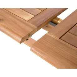 MAUI - Tuinset voor 8 - Lichte houtkleur/Cremewit - Acaciahout