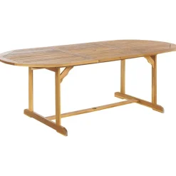 MAUI II - Tuinset voor 6 - Lichte houtkleur - Acaciahout