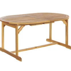 MAUI II - Tuinset voor 6 - Lichte houtkleur - Acaciahout