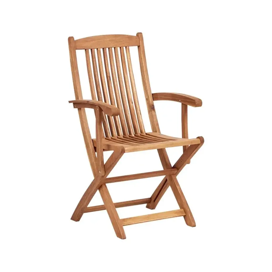 MAUI II - Tuinset voor 6 - Lichte houtkleur - Acaciahout