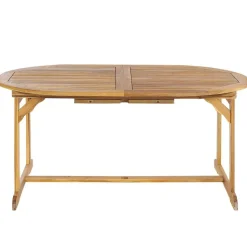 MAUI II - Tuinset voor 6 - Lichte houtkleur - Acaciahout