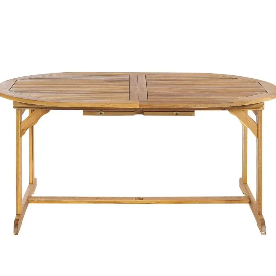 MAUI II - Tuinset voor 6 - Lichte houtkleur - Acaciahout