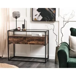 MAUK - Consoletafel - Zwart - MDF