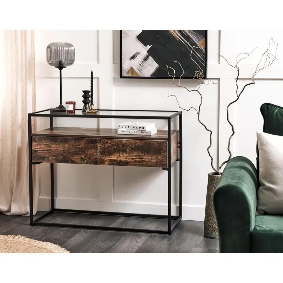 MAUK - Consoletafel - Zwart - MDF