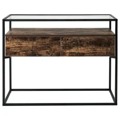 MAUK - Consoletafel - Zwart - MDF