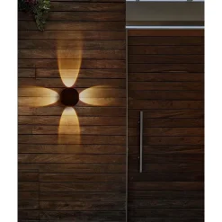 MAURICE - Wandlamp set van 2 - Zwart - Aluminium