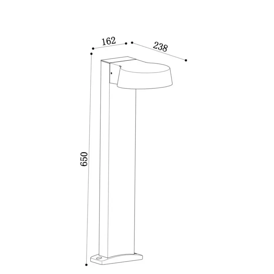 Maytoni Outdoor - Landschapsverlichting Share - Grafiet