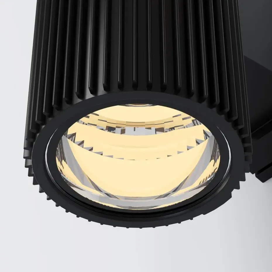 Maytoni Outdoor - Wandlamp Rando - Zwart - Ø9,5