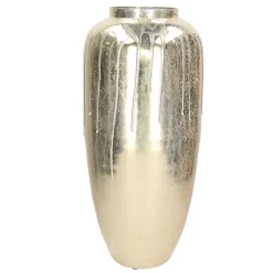 Mega Collections Vaas Oman Drip - goud - glas - D24 x H53 cm