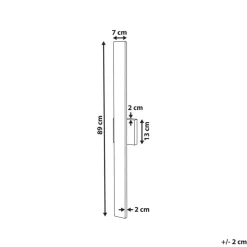 MELGAM - Wandlamp - Zwart - Ijzer